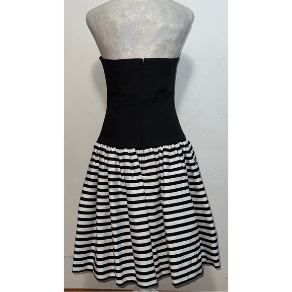 Vintage Union Made Striped & Polka Dotted Mini Dress - Picture 9 of 15